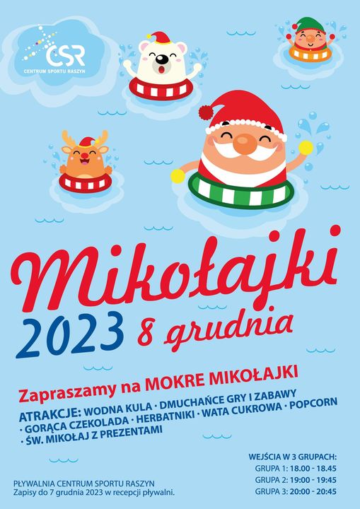 Mikołajki 2023 w Centrum Sportu Raszyn
