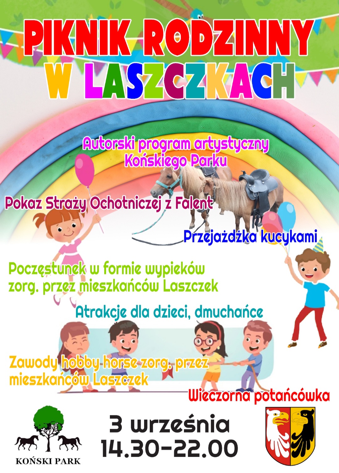 Plakat: Piknik rodzinny w Laszczkach