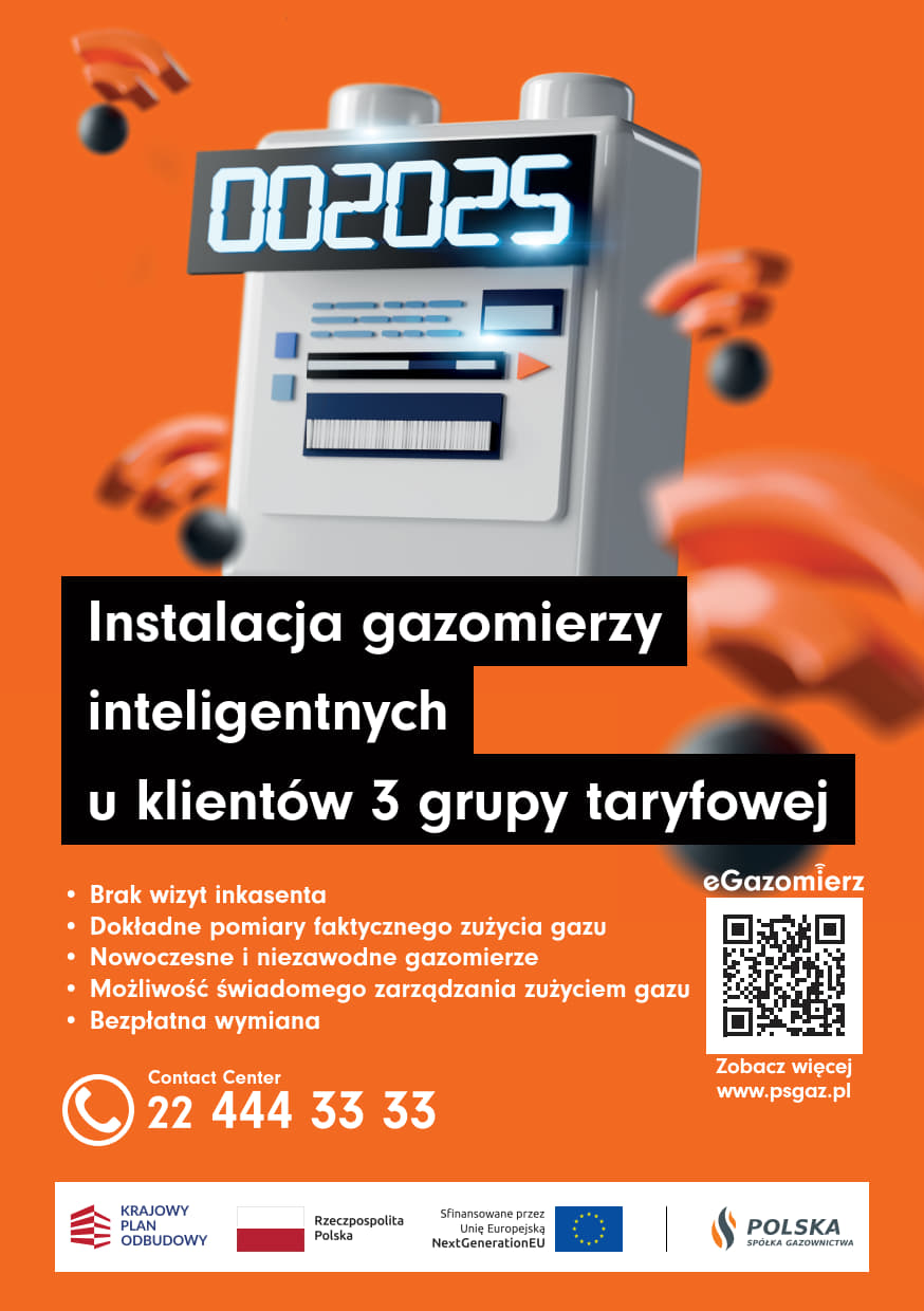 Darmowa wymiana gazomierzy
