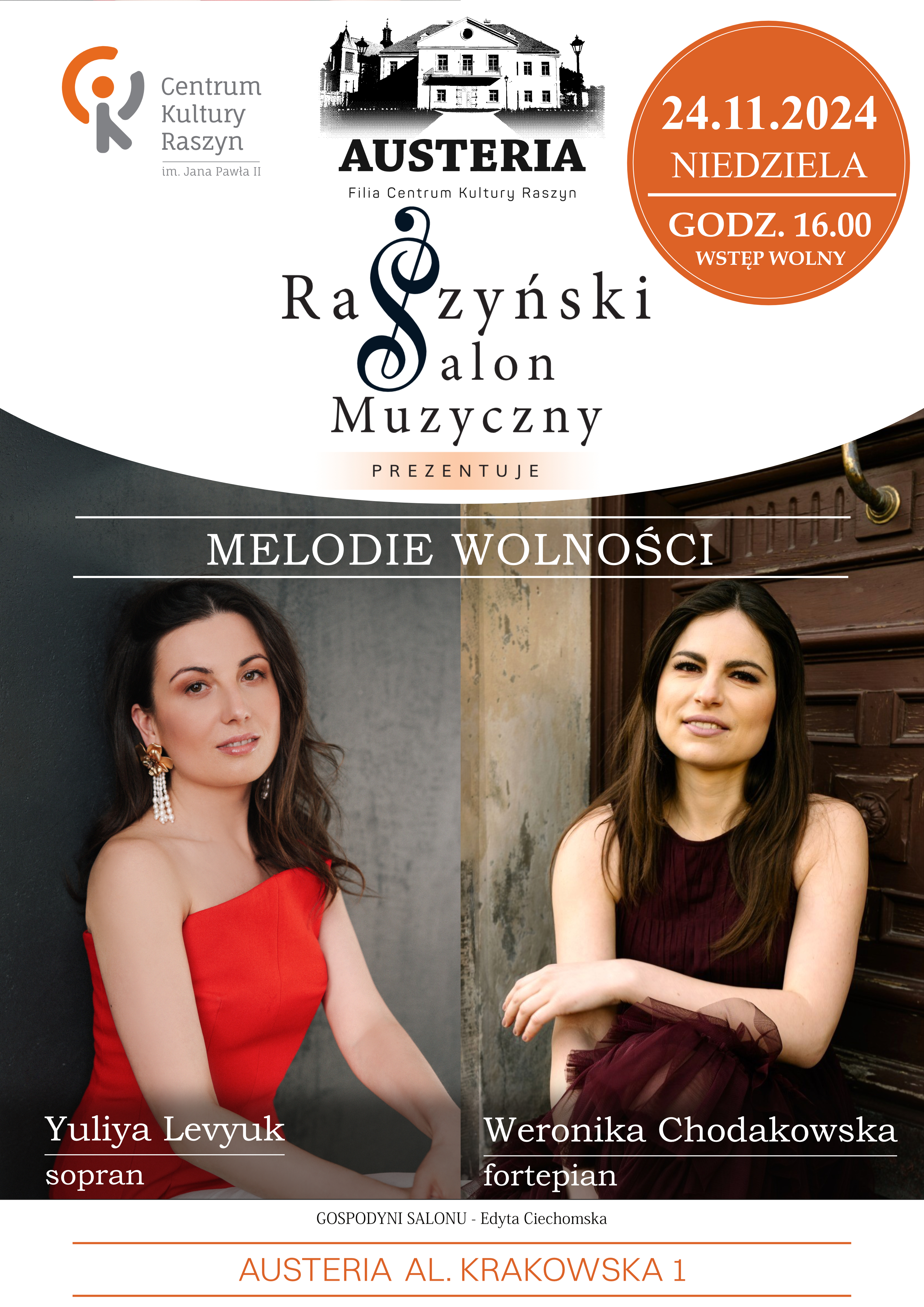 Koncert "Melodie wolności" w ramach "Raszyńskiego Salonu Muzycznego"