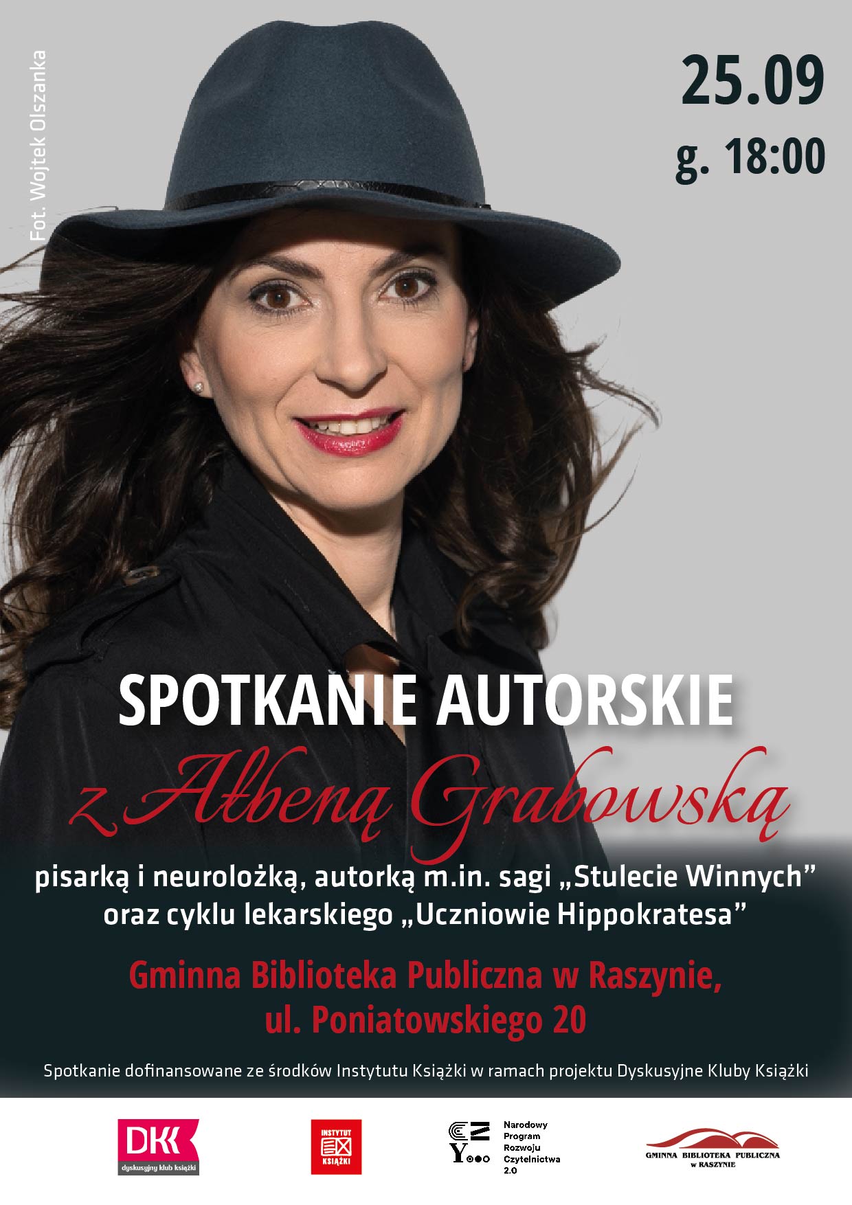 SPOTKANIE AUTORSKIE Z AŁBENĄ GRABOWSKĄ