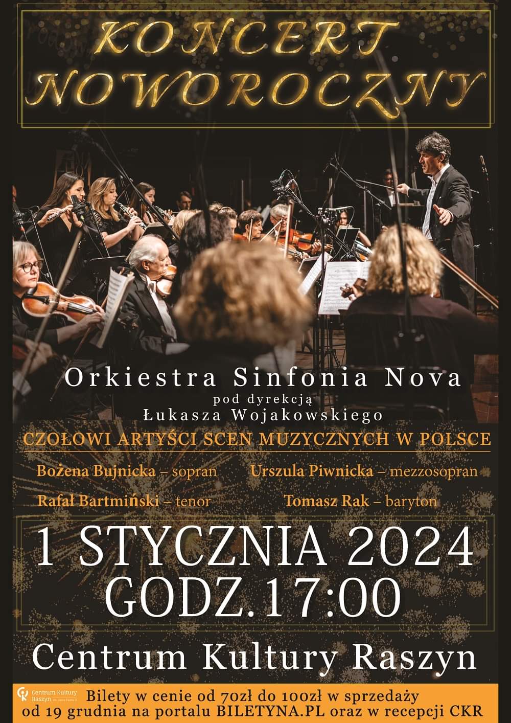 Plakat: Koncert Noworoczny w CKR