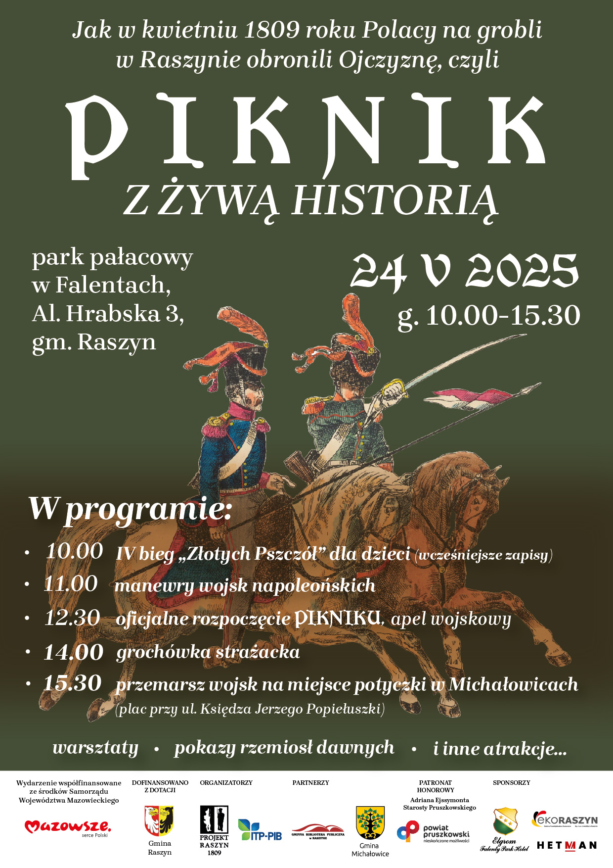 Piknik z okazji 216 rocznicy Bitwy pod Raszynem