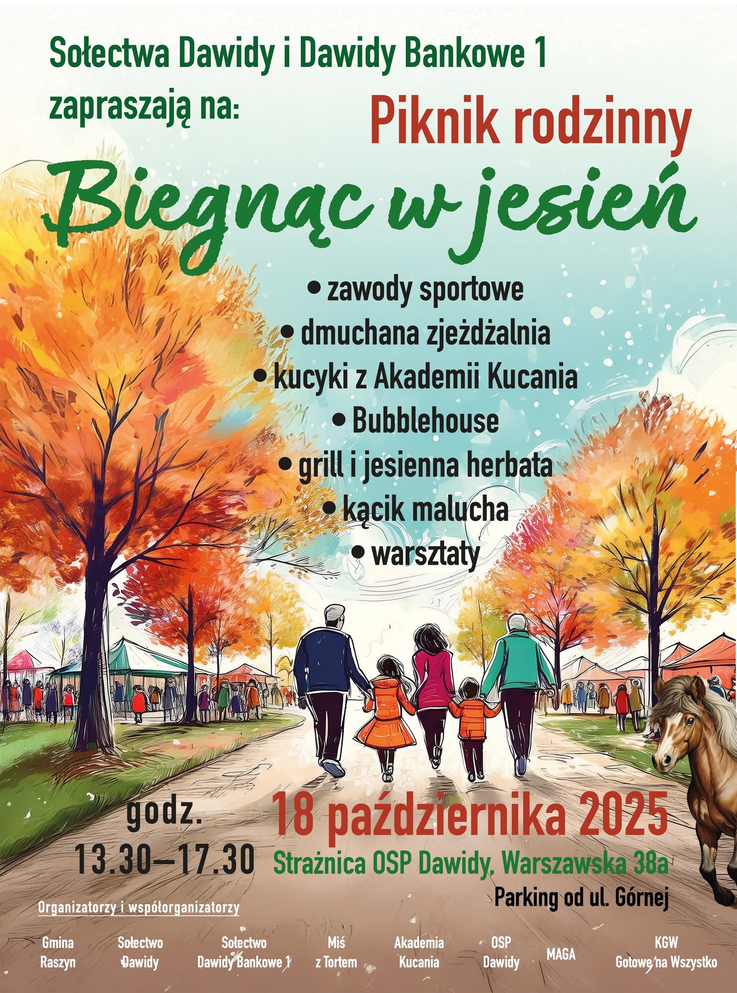 Plakat - Piknik rodzinny "Biegnąc w jesień"