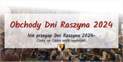 Plakat: Obchody Dni Raszyna 2024