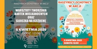 Warsztaty tworzenia kartek wielkanocnych oraz słoiczka na rzeżuchę