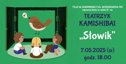 SPOTKANIE Z TEATRZYKIEM KAMISHIBAI W JAWOROWEJ