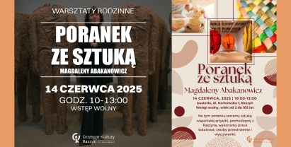 Warsztaty z cyklu „Poranek ze sztuką”