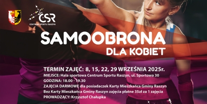 Wrzesień w CSR Raszyn pod hasłem: Bezpieczna Kobieta