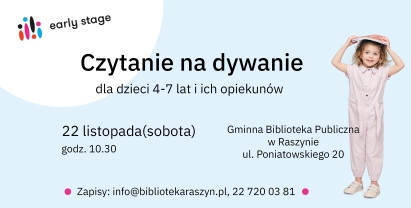 CZYTANIE NA DYWANIE Z EARLY STAGE