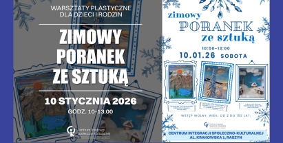 Zimowy poranek ze sztuka