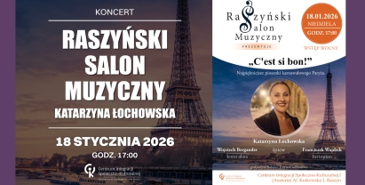 Zapraszamy na koncert z cyklu - Raszyński Salon Muzyczny