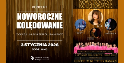 Noworoczne Kolędowanie z Trio z udziałem LILI z okazji 15-lecia zespołu Falcanto