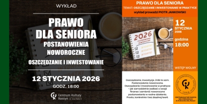 Wykład RUTW prowadzony przez Piotra Jankowskiego - Radnego Gminy Raszyn 