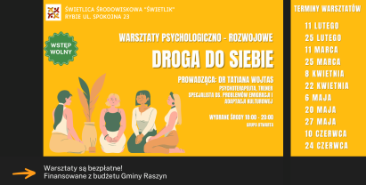 „Droga do siebie” – warsztaty rozwojowe dla kobiet