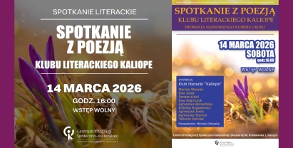 Klimatyczny wieczór poetycki Klubu Literackiego KALIOPE