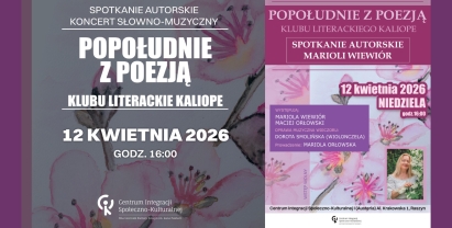 Poetyckie Popołudnie Klubu Literackiego Kaliope