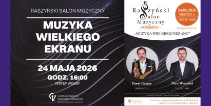 Raszyński Salon Muzyczny pod hasłem „Muzyka Wielkiego Ekranu”