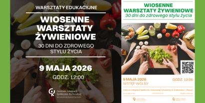 wiosenne warsztaty żywieniowe "30 dni do zdrowego stylu życia"