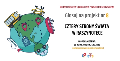 4 STRONY ŚWIATA W RASZYNOTECE: ZAGŁOSUJ NA NAS!