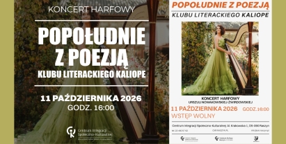 Popołudnie z poezją - koncert harfowy