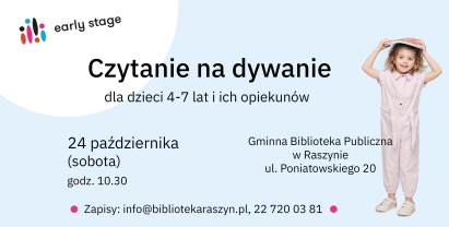 CZYTANIE NA DYWANIE Z EARLY STAGE