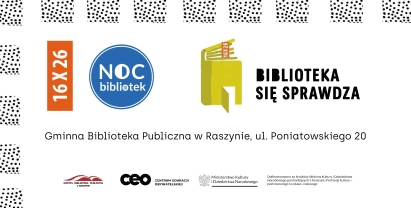 NOC BIBLIOTEK W RASZYNOTECE