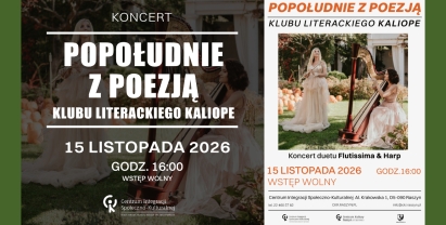 Popołudnie z Poezją Klubu Kaliope 