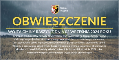 Plakat: Szacowanie szkód w gospodarstwach rolnych
