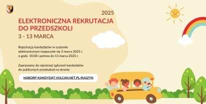 Elektroniczna rekrutacja do przedszkoli