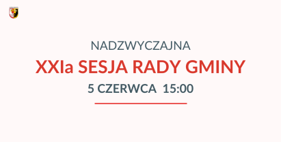 XXIa Sesja Rady Gminy Raszyn - nadzwyczajna
