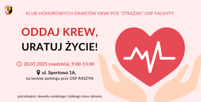Zostań bohaterem – oddaj krew!