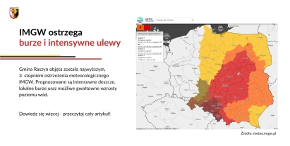 UWAGA! IMGW ostrzega: burze i intensywne ulewy