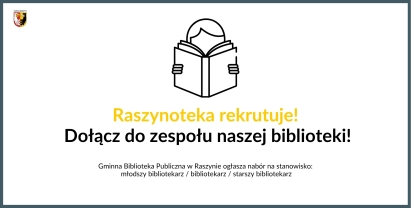 Oferta pracy: dołącz do Raszynoteki