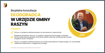 Zgłoś się po wsparcie: ekodoradca w Urzędzie Gminy Raszyn