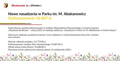 Nowe nasadzenia w Parku im. Magdaleny Abakanowicz 