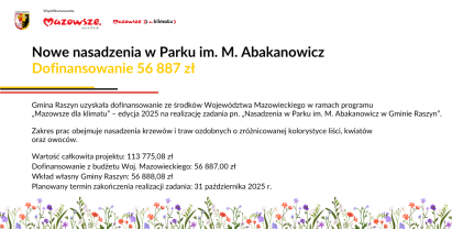 Nowe nasadzenia w Parku im. Magdaleny Abakanowicz 