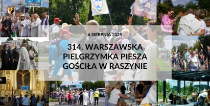Pielgrzymka w Raszynie plakat