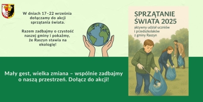 Raszyn sprząta świat. W naturę z kulturą – lokalnie dla globalnej zmiany