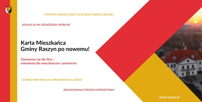 Karta Mieszkańca Gminy Raszyn po nowemu