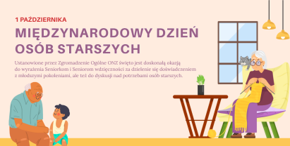 Październik miesiącem osób starszych – życzenia Wójt dla Seniorek i Seniorów