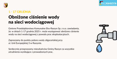 Prace eksploatacyjne na Stacji Uzdatniania Wody