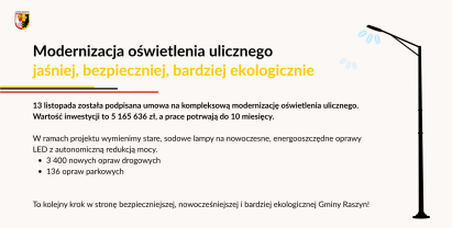 Kompleksowa modernizacja oświetlenia ulicznego
