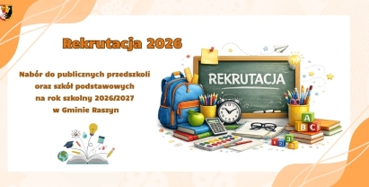 Rekrutacja do przedszkoli i klas I w szkołach podstawowych w roku szkolnym 2026/2027