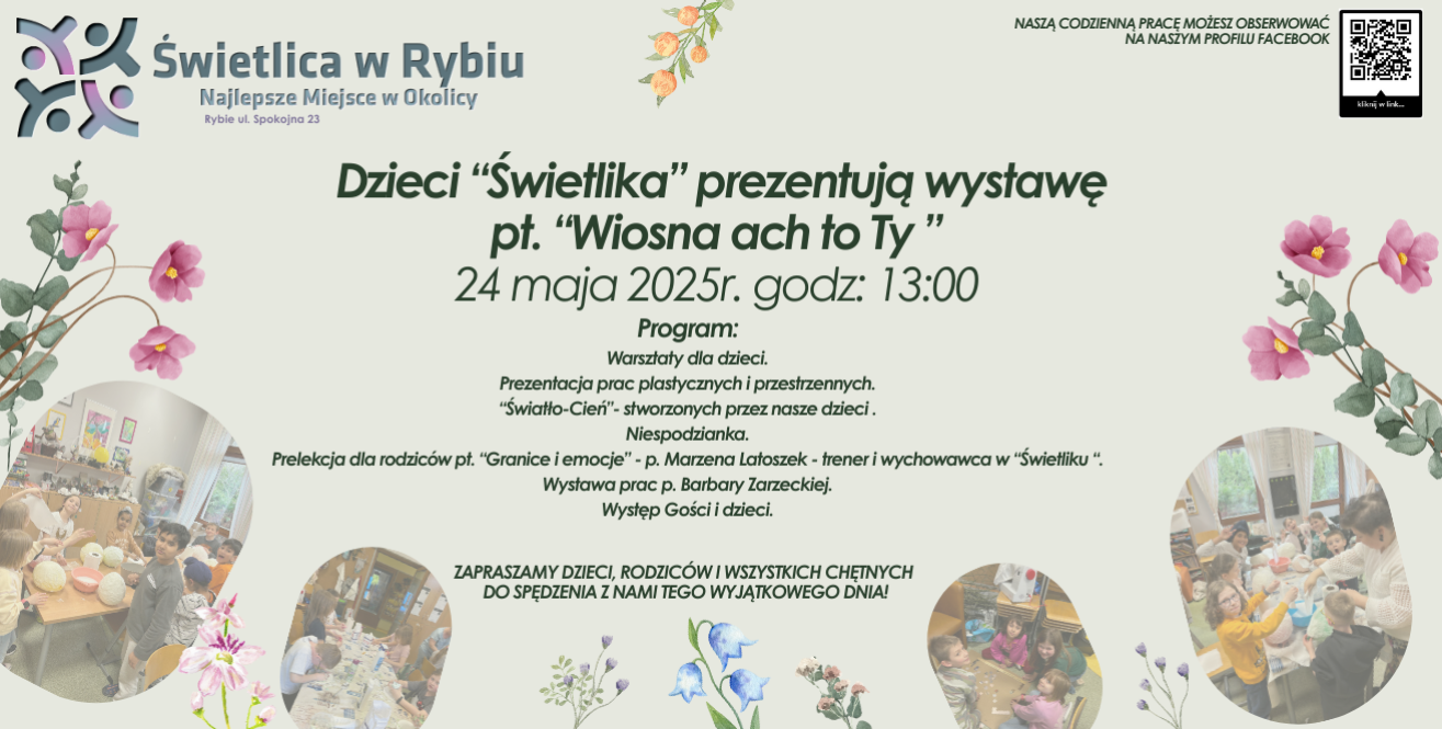 Wystawa dla dzieci, rodziców, opiekunów pt. „Wiosna ach to Ty”