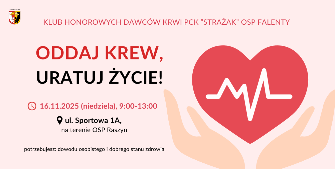 Akcja krwiodawstwa OSP – 16 listopada 2025 r.