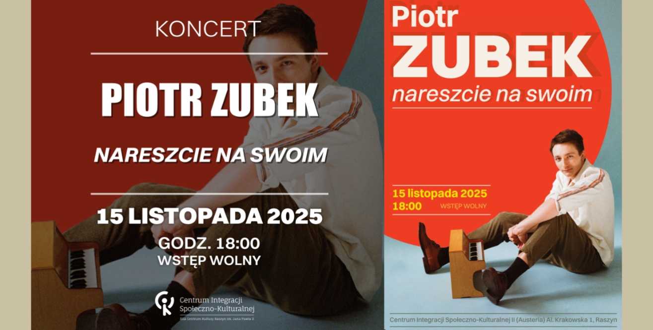 Koncert - Piotr Zubek Nareszcie Na Swoim