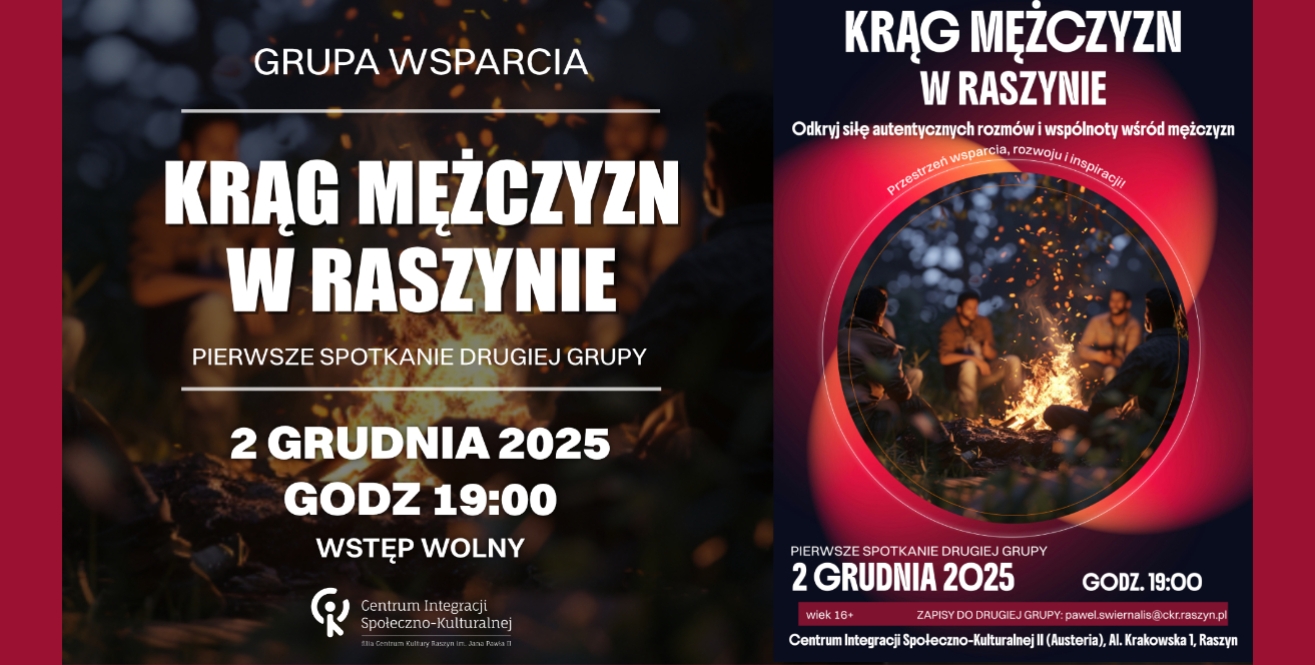 Krąg mężczyzn w Raszynie