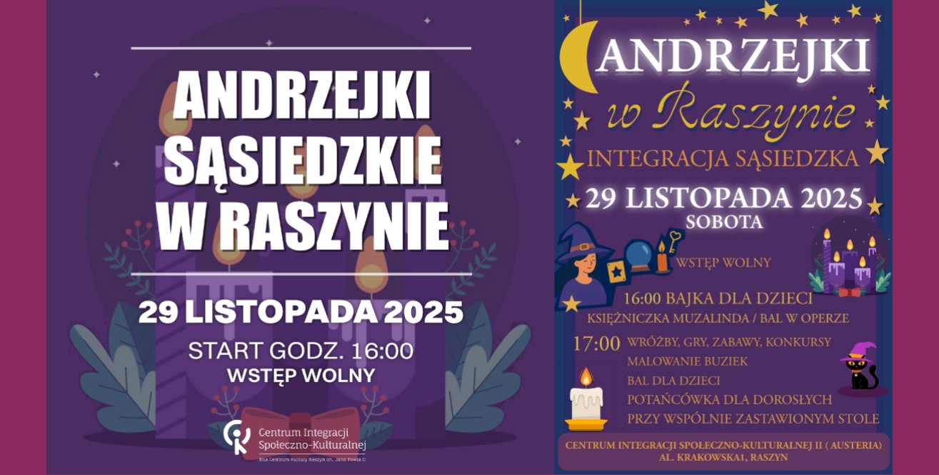 Andrzejki po Sąsiedzku w Raszynie