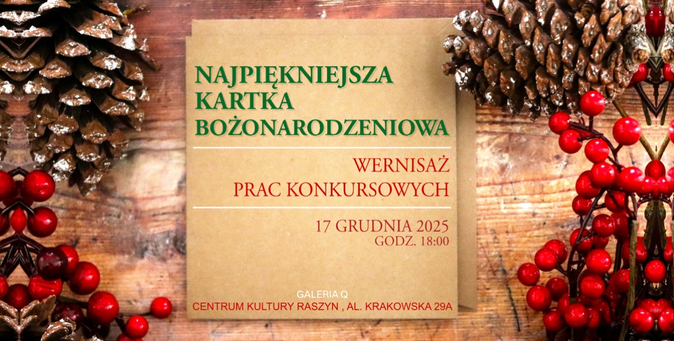 Najpiękniejsza Kartka Bożonarodzeniowa - wernisaż prac konkursowych 